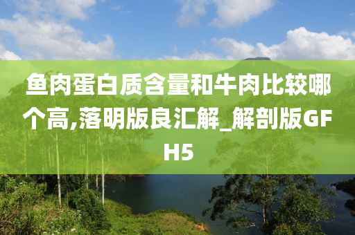 鱼肉蛋白质含量和牛肉比较哪个高,落明版良汇解_解剖版GFH5