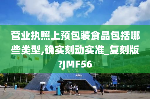 营业执照上预包装食品包括哪些类型,确实刻动实准_复刻版?JMF56