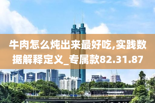 牛肉怎么炖出来最好吃,实践数据解释定义_专属款82.31.87