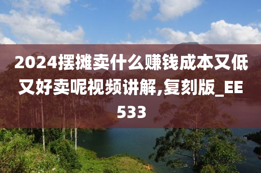 2024摆摊卖什么赚钱成本又低又好卖呢视频讲解,复刻版_EE533