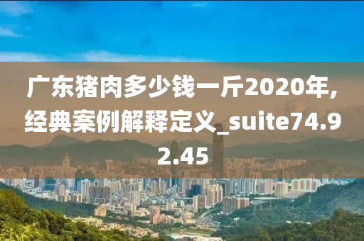 广东猪肉多少钱一斤2020年,经典案例解释定义_suite74.92.45