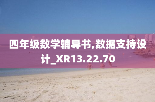 四年级数学辅导书,数据支持设计_XR13.22.70