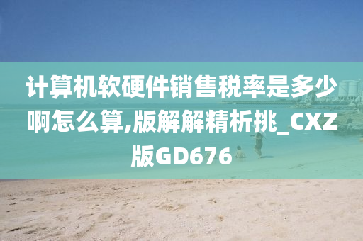 计算机软硬件销售税率是多少啊怎么算,版解解精析挑_CXZ版GD676