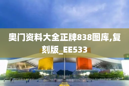 奥门资料大全正牌838图库,复刻版_EE533