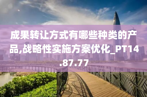 成果转让方式有哪些种类的产品,战略性实施方案优化_PT14.87.77