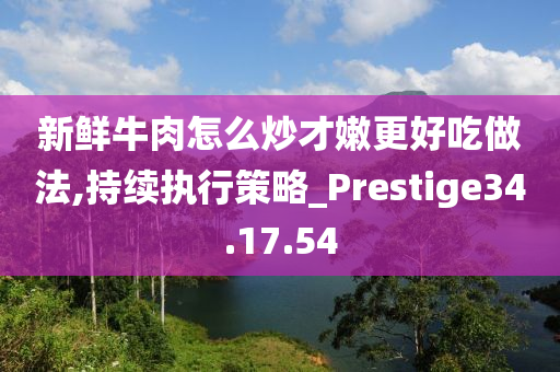 新鲜牛肉怎么炒才嫩更好吃做法,持续执行策略_Prestige34.17.54