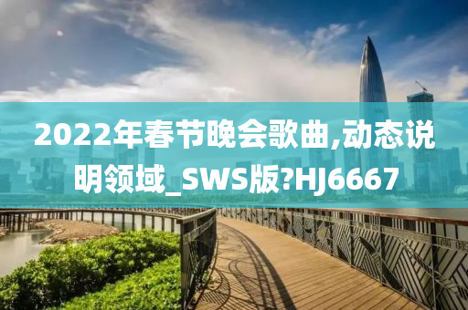 2022年春节晚会歌曲,动态说明领域_SWS版?HJ6667