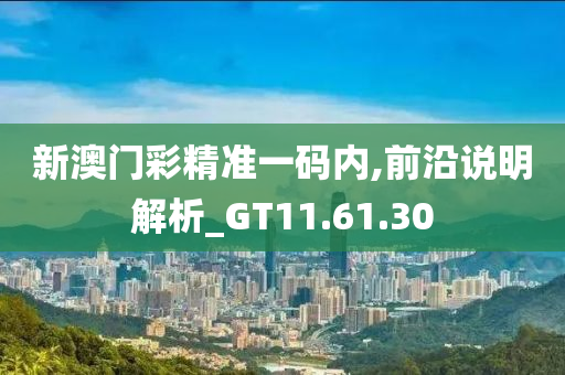 新澳门彩精准一码内,前沿说明解析_GT11.61.30