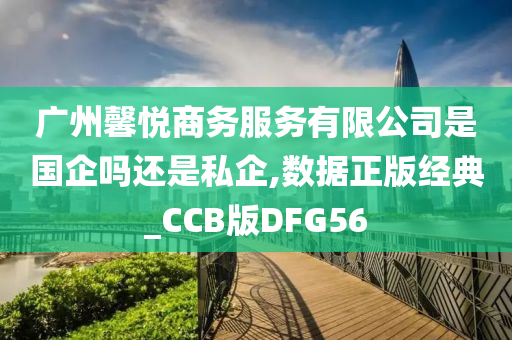 广州馨悦商务服务有限公司是国企吗还是私企,数据正版经典_CCB版DFG56