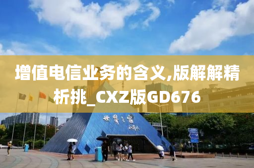 增值电信业务的含义,版解解精析挑_CXZ版GD676