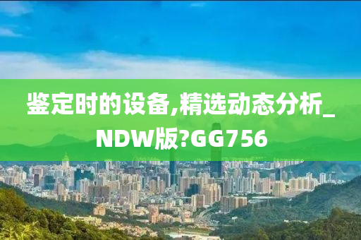 鉴定时的设备,精选动态分析_NDW版?GG756