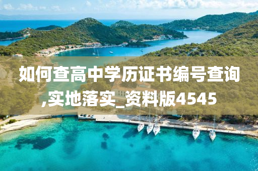 如何查高中学历证书编号查询,实地落实_资料版4545