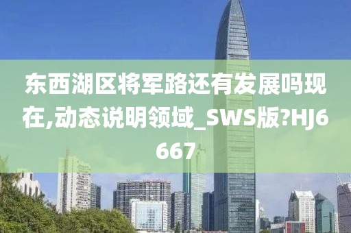 东西湖区将军路还有发展吗现在,动态说明领域_SWS版?HJ6667