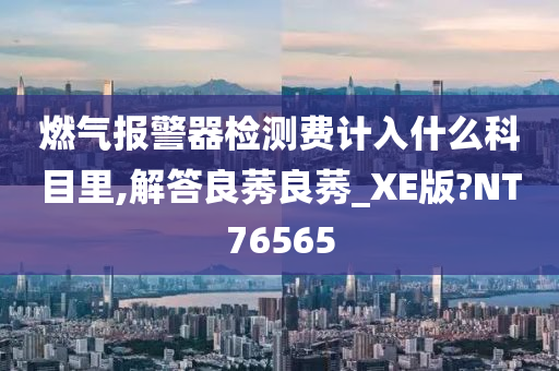 燃气报警器检测费计入什么科目里,解答良莠良莠_XE版?NT76565