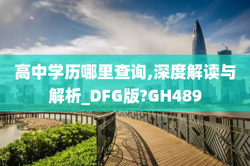 高中学历哪里查询,深度解读与解析_DFG版?GH489