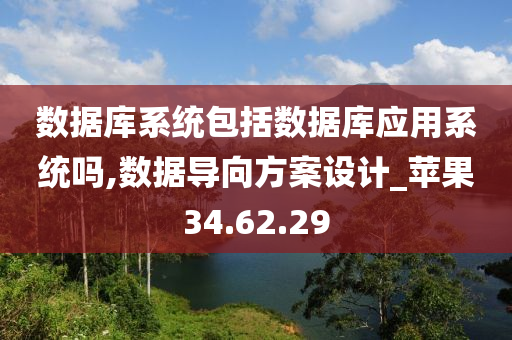 数据库系统包括数据库应用系统吗,数据导向方案设计_苹果34.62.29