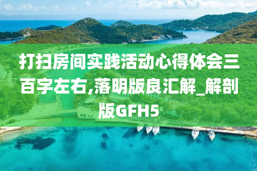 打扫房间实践活动心得体会三百字左右,落明版良汇解_解剖版GFH5