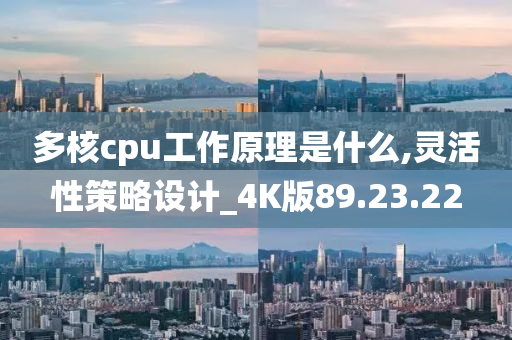 多核cpu工作原理是什么,灵活性策略设计_4K版89.23.22