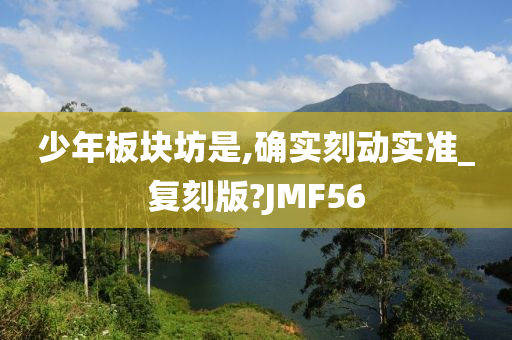 少年板块坊是,确实刻动实准_复刻版?JMF56