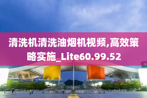 清洗机清洗油烟机视频,高效策略实施_Lite60.99.52