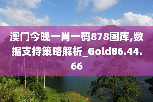 澳门今晚一肖一码878图库,数据支持策略解析_Gold86.44.66