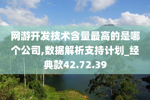 网游开发技术含量最高的是哪个公司,数据解析支持计划_经典款42.72.39