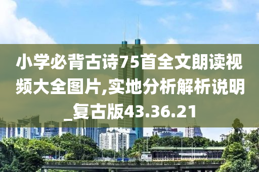 小学必背古诗75首全文朗读视频大全图片,实地分析解析说明_复古版43.36.21