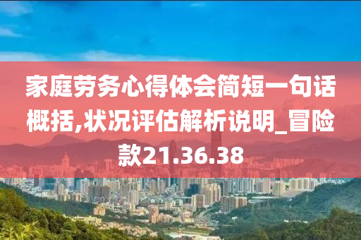 家庭劳务心得体会简短一句话概括,状况评估解析说明_冒险款21.36.38