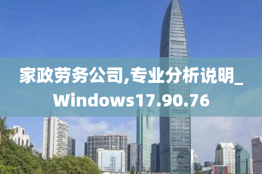 家政劳务公司,专业分析说明_Windows17.90.76