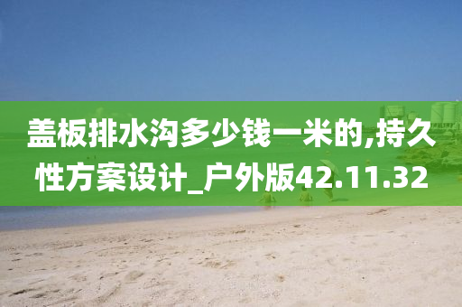 盖板排水沟多少钱一米的,持久性方案设计_户外版42.11.32