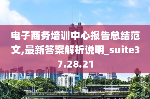 电子商务培训中心报告总结范文,最新答案解析说明_suite37.28.21