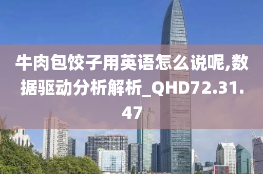 牛肉包饺子用英语怎么说呢,数据驱动分析解析_QHD72.31.47