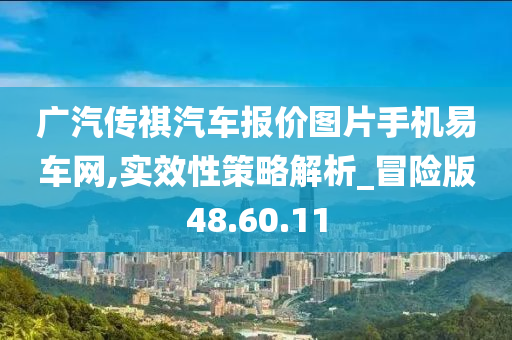 广汽传祺汽车报价图片手机易车网,实效性策略解析_冒险版48.60.11