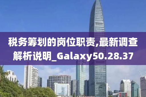 税务筹划的岗位职责,最新调查解析说明_Galaxy50.28.37