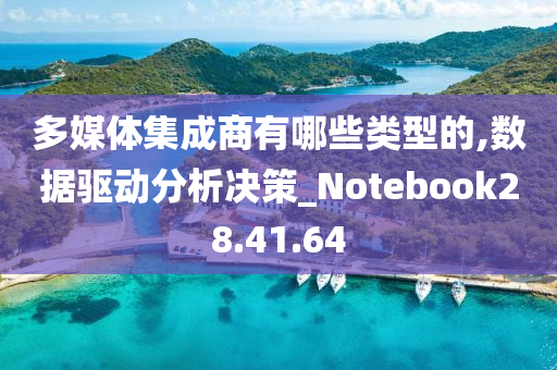 多媒体集成商有哪些类型的,数据驱动分析决策_Notebook28.41.64