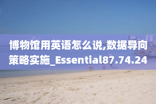 博物馆用英语怎么说,数据导向策略实施_Essential87.74.24