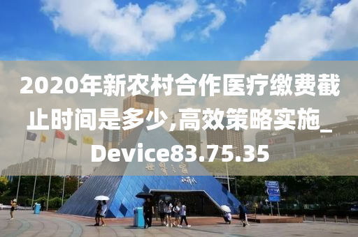 2020年新农村合作医疗缴费截止时间是多少,高效策略实施_Device83.75.35