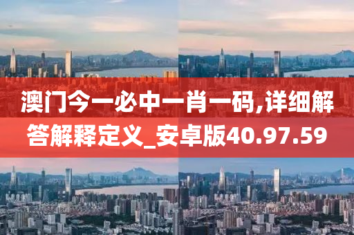 澳门今一必中一肖一码,详细解答解释定义_安卓版40.97.59