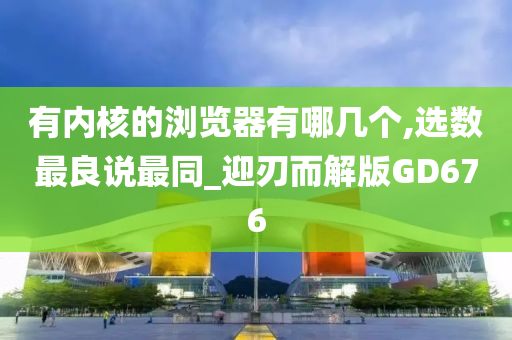 有内核的浏览器有哪几个,选数最良说最同_迎刃而解版GD676