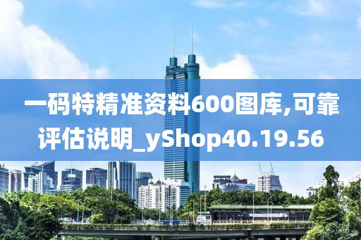 一码特精准资料600图库,可靠评估说明_yShop40.19.56