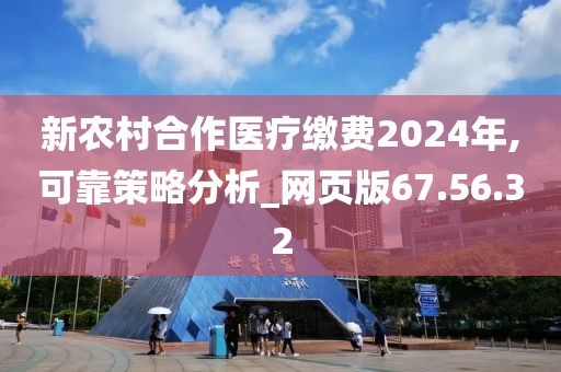 新农村合作医疗缴费2024年,可靠策略分析_网页版67.56.32