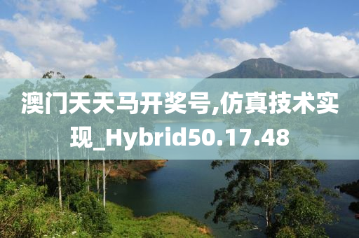 澳门天天马开奖号,仿真技术实现_Hybrid50.17.48