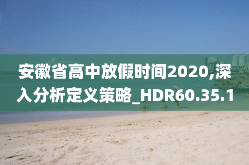 安徽省高中放假时间2020,深入分析定义策略_HDR60.35.10