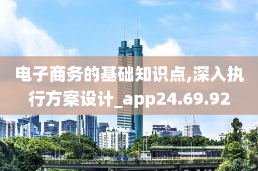 电子商务的基础知识点,深入执行方案设计_app24.69.92