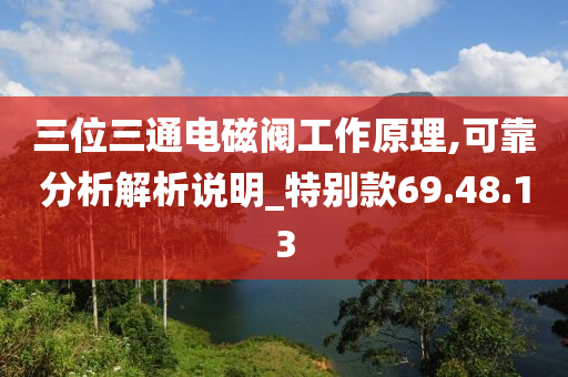 三位三通电磁阀工作原理,可靠分析解析说明_特别款69.48.13