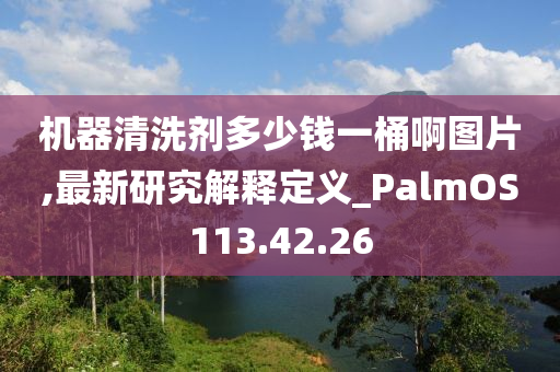 机器清洗剂多少钱一桶啊图片,最新研究解释定义_PalmOS113.42.26