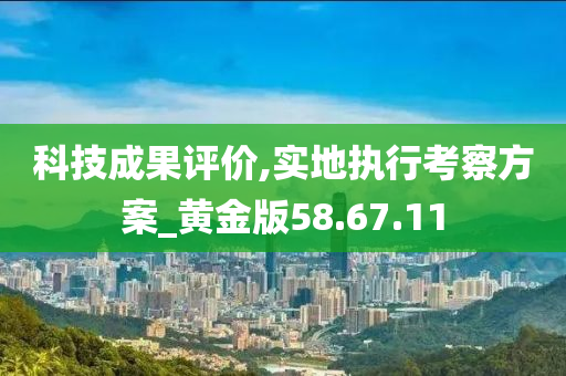 科技成果评价,实地执行考察方案_黄金版58.67.11