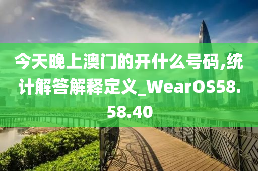 今天晚上澳门的开什么号码,统计解答解释定义_WearOS58.58.40