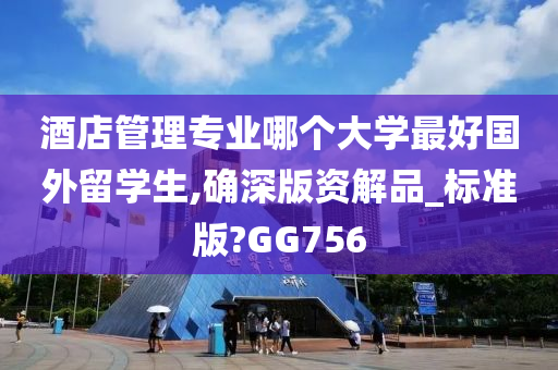 酒店管理专业哪个大学最好国外留学生,确深版资解品_标准版?GG756