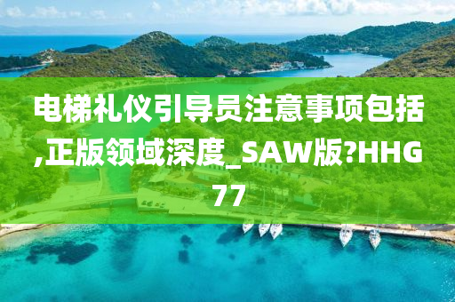 电梯礼仪引导员注意事项包括,正版领域深度_SAW版?HHG77